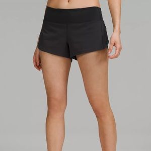 Black Lululemon 2.5” Speed up shorts
